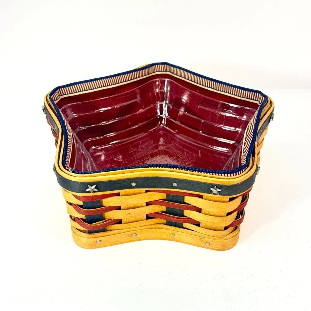 Longaberger Proudly American Little Star Basket Combo 2008 30th Anniversary